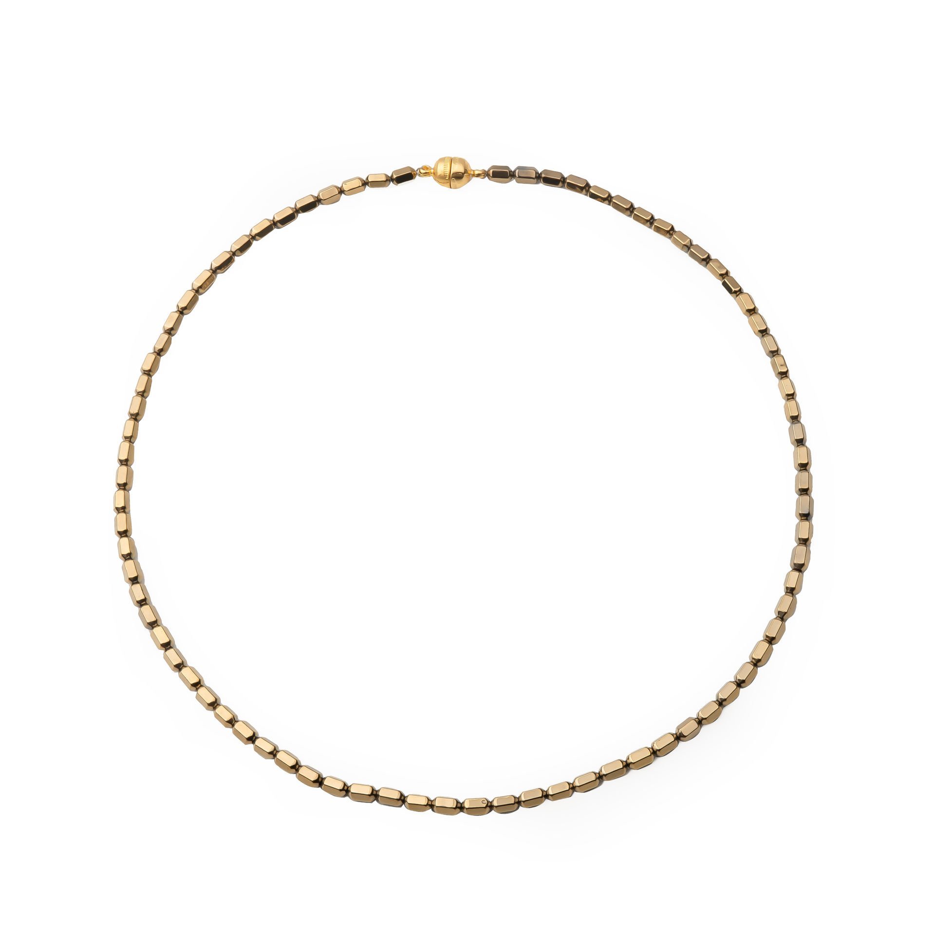 Nadia Altın Rengi Doğal Taş Kadın Kolye