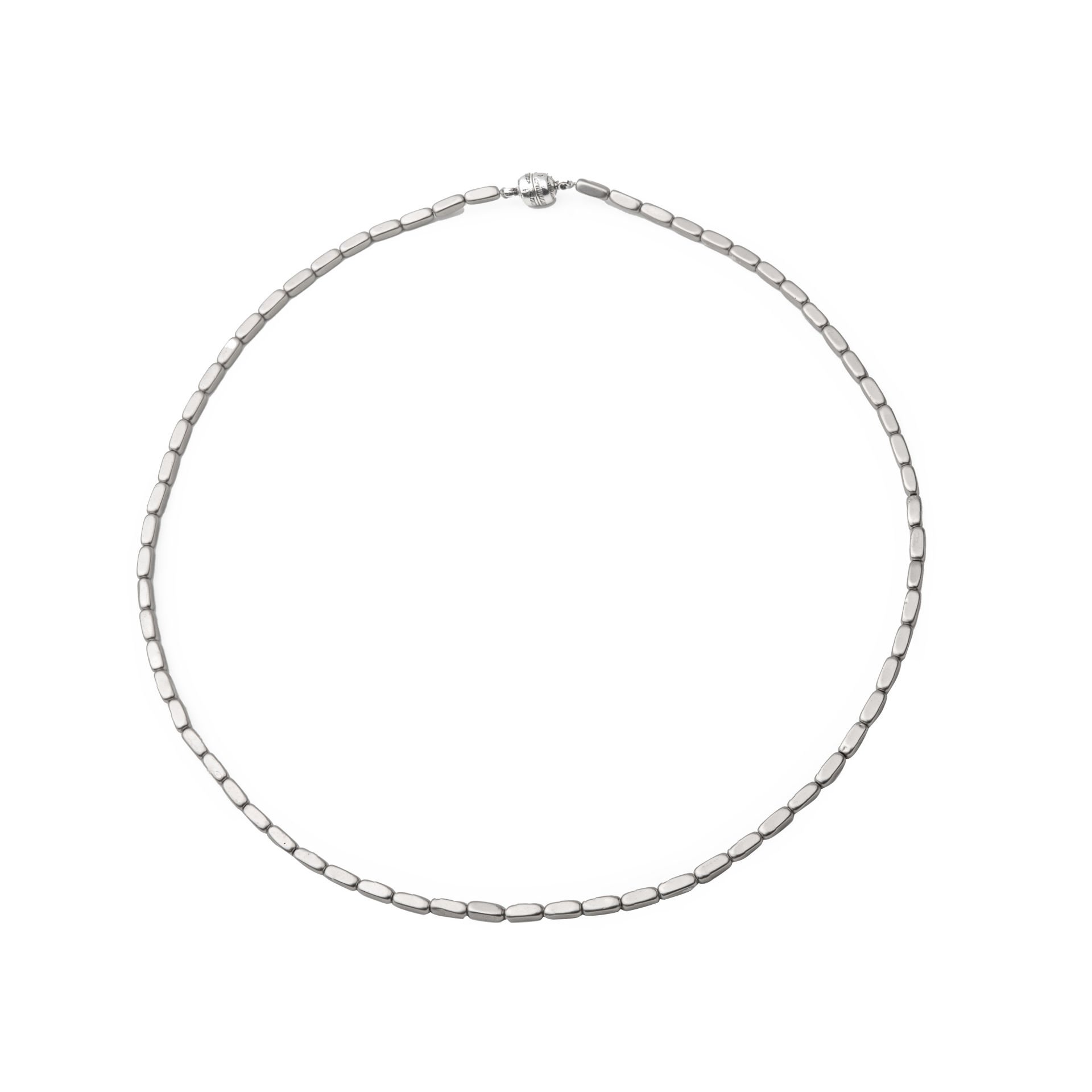 Nefha Gri Doğal Taş Erkek Kolye