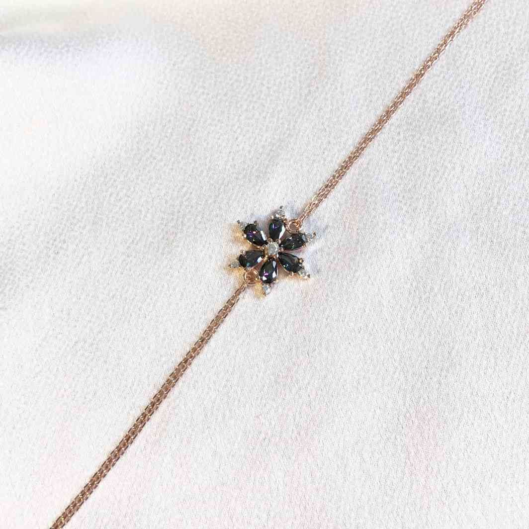 Mistik Topaz Taşlı Yıldız Çiçeği Bileklik