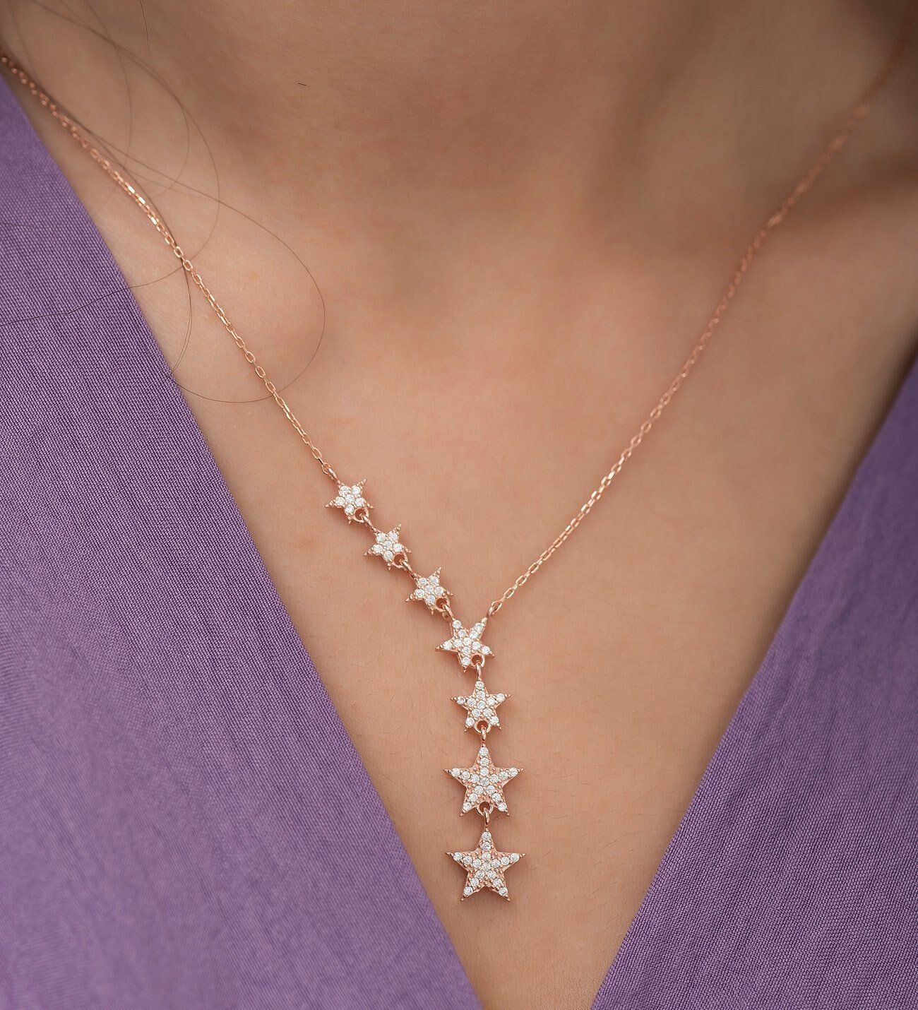 Gümüş Yıldız Kolye