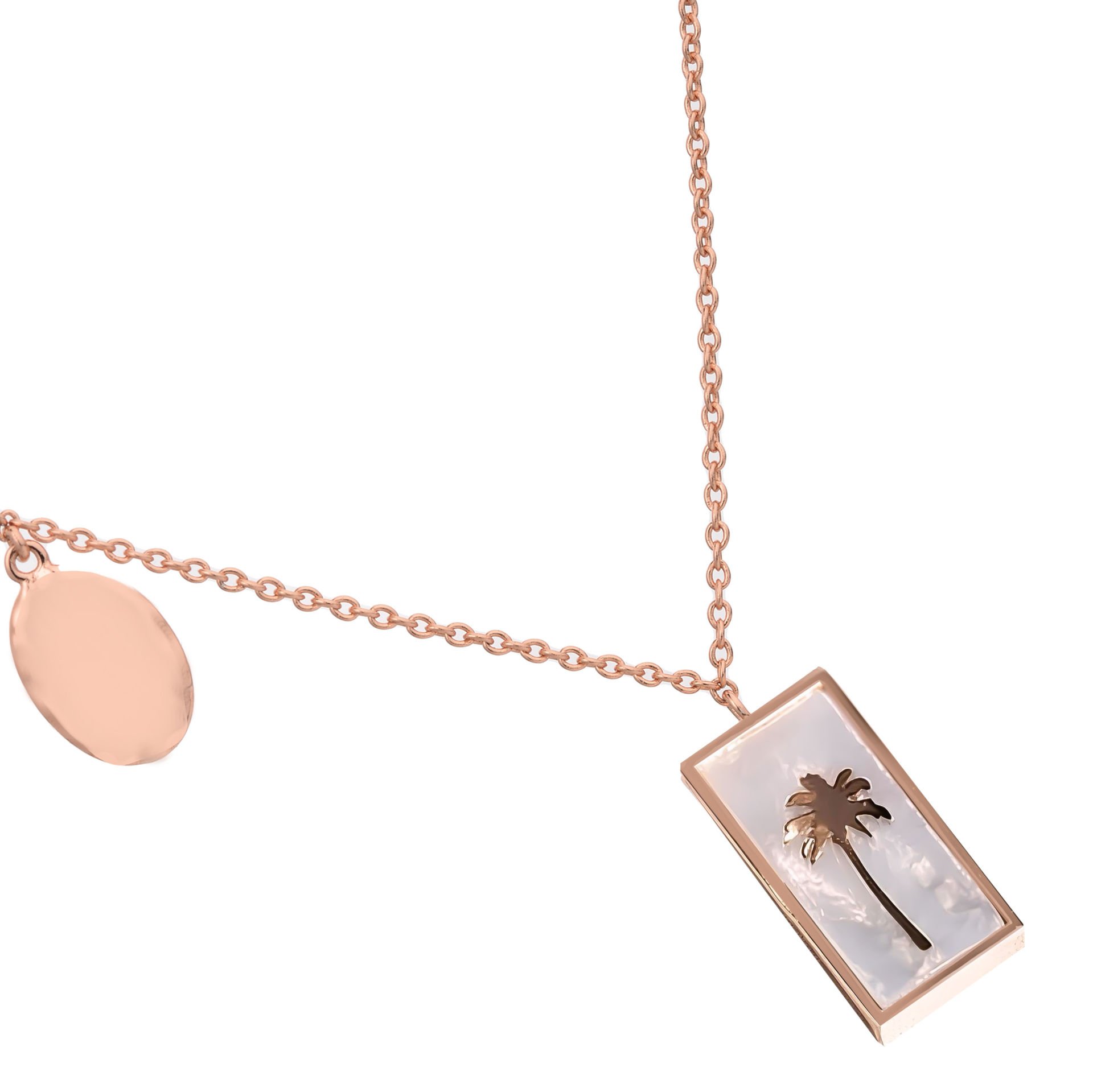 Baget Palmiye Sedef Kolye