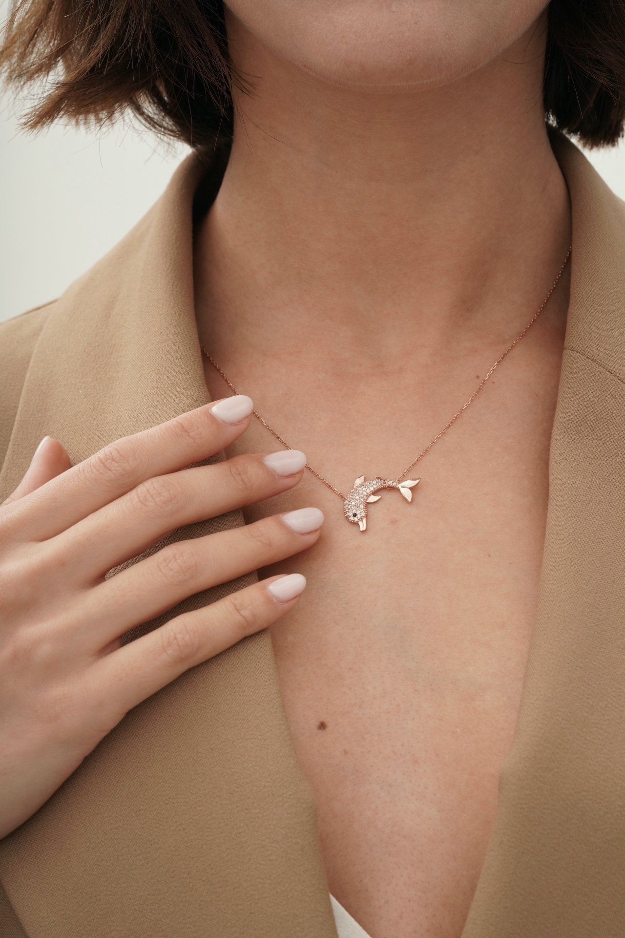 Rosegold Yunus Kolye