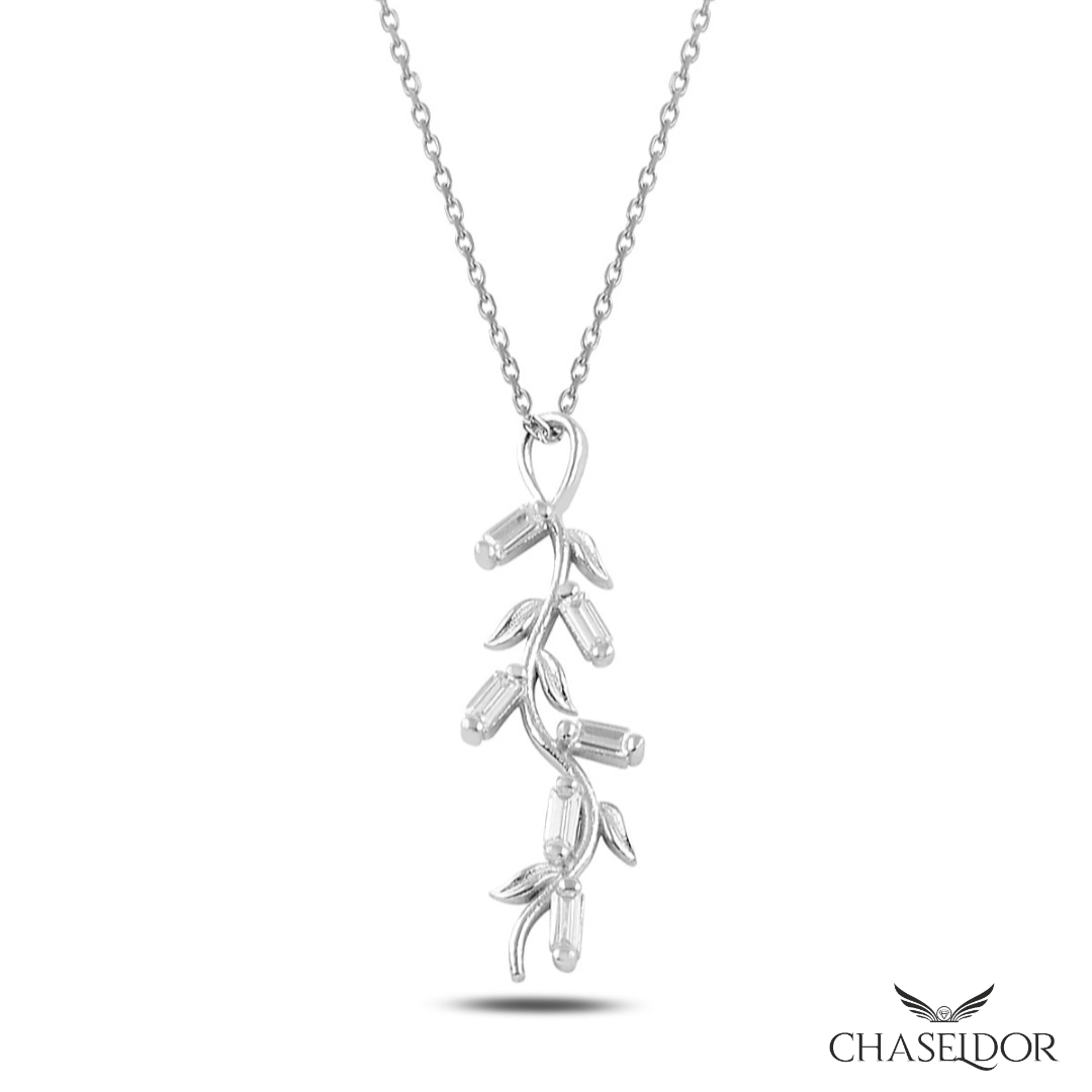 Taşlı Sarmaşık Kolye